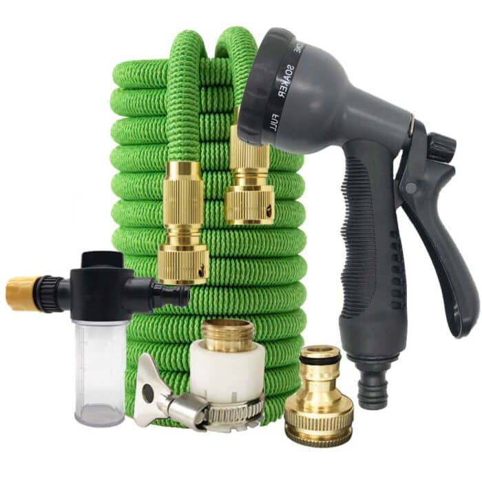 Flexible Upgraded Repairable Magic Hose Pipe Expandable Reel 50/100Ft Car watering Cleaning