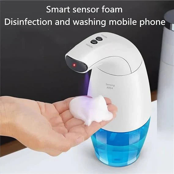 Auto foaming soap dispenser