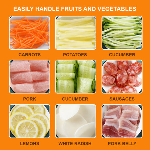 Mandoline Vegetable Cutter Chopper Adjustable Multi-function Drum Cutter