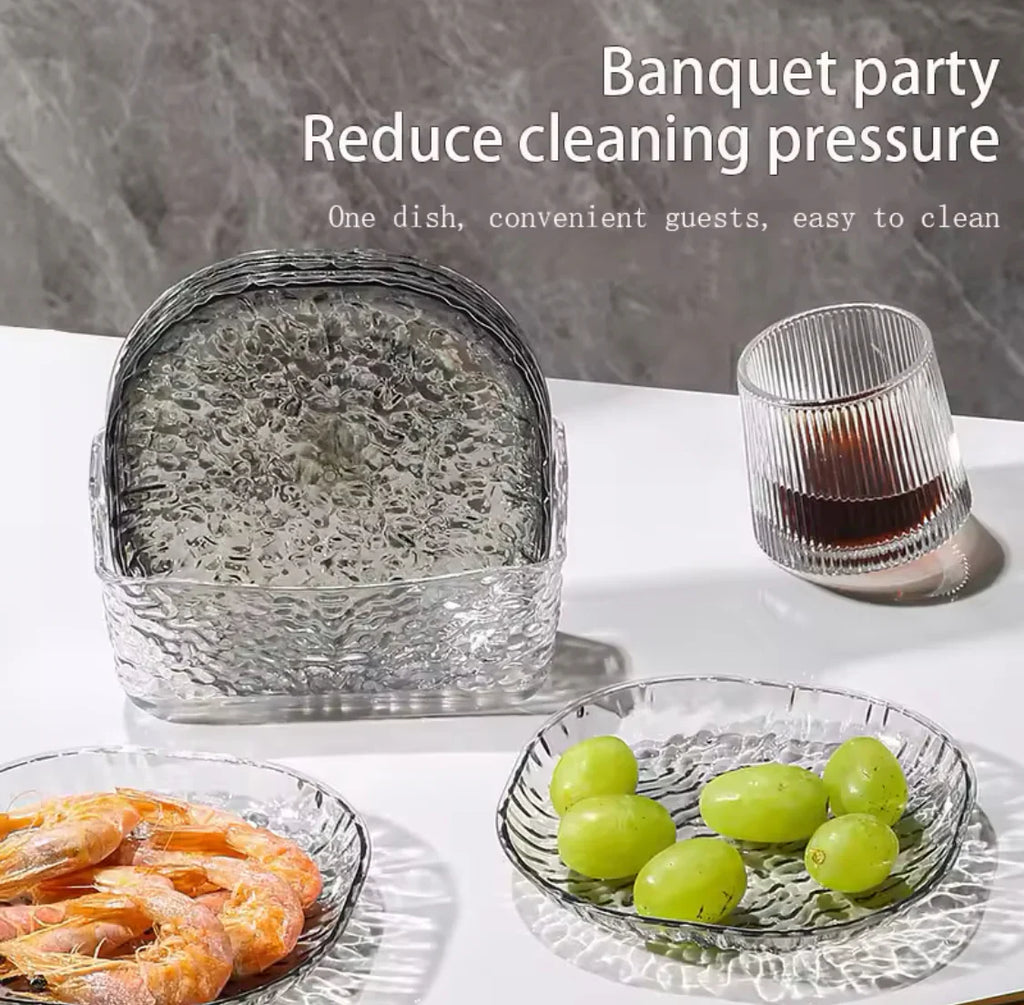 8 Pcs Glacier Plate Set Premium Quality