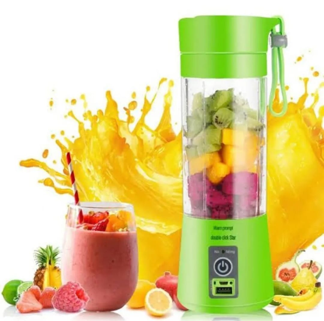 6 Blades Portable USB Mini Blender Juicer Cup - 22000 RPM for Smoothies & Shakes