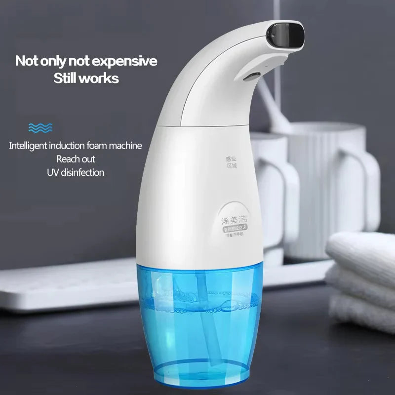 Auto foaming soap dispenser