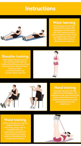 4 Tube Peddle Puller Tummy Trimmer