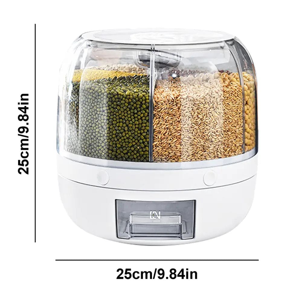6 Grid Round Cereal Dispenser (5 Kg)