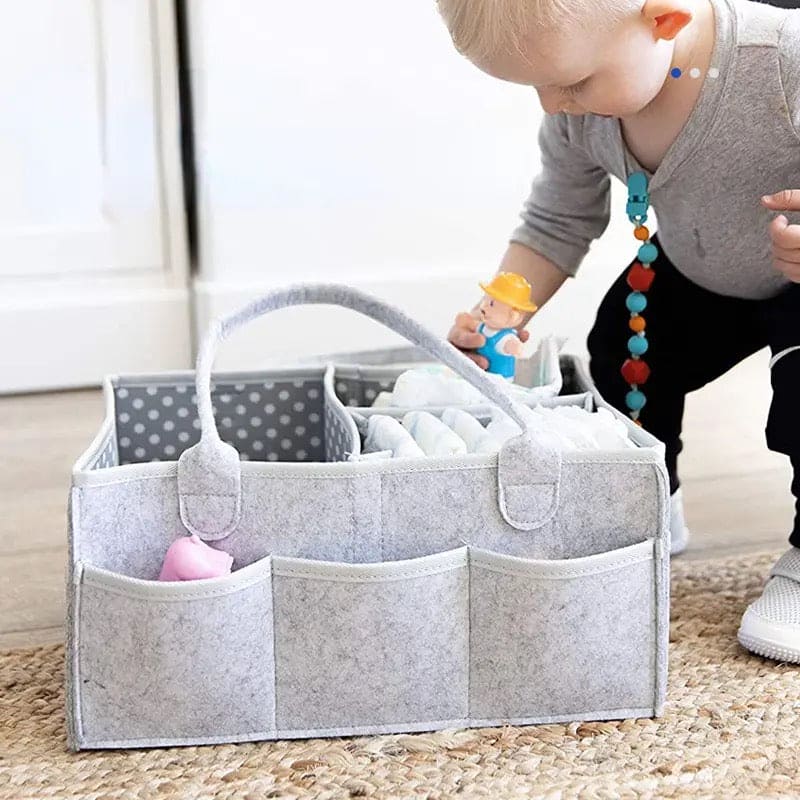 Baby Diaper Caddy Multipurpose Nursery Organizer