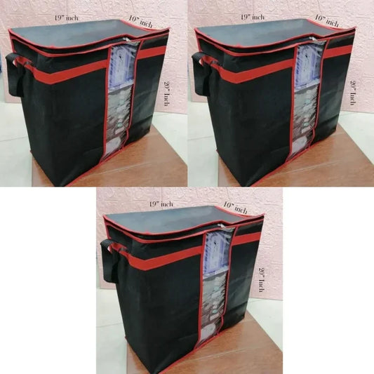 (Pack of 4) Large Storage Organizer Bags - 100GSM