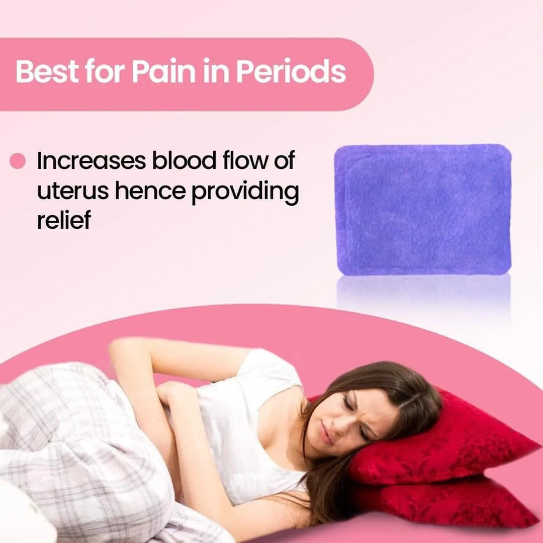 Cordless Menstrual Heating Pad for Cramps – Portable Period Pain Relief Belt with 3 Heat & Massage Modes